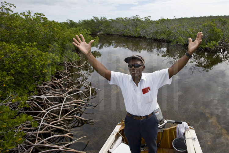 Bimini Islands : Ansil Saunders est un des spécialistes de la pêche au 