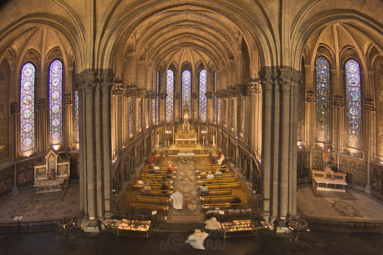 Lille - Cathedral Notre Dame de la Treille : the central apse.