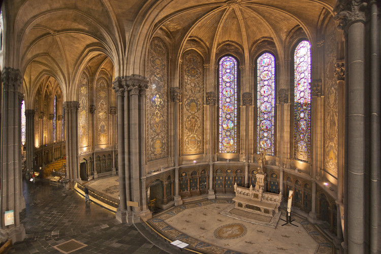 Lille - Cathédrale Notre Dame de la Treille : absides latérales sud. // Lille - Cathedral Notre Dame de la Treille : south side apses.