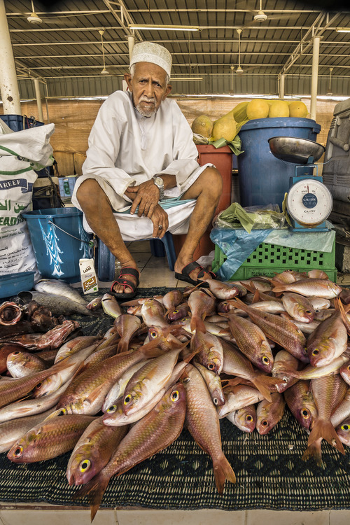 Oman. Mascate. Marché aux poissons.// Oman. Muscat. Fish market.
