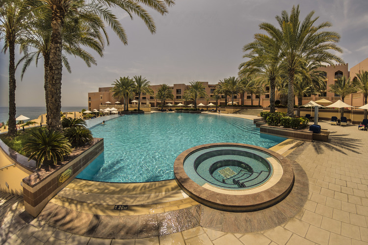 Oman. Côte sud de Mascate : L'hôtel 5 etoiles Shangri-la Al Waha. // Oman. Muscat South Coast: Shangri-la Al Waha 5 stars hotel.