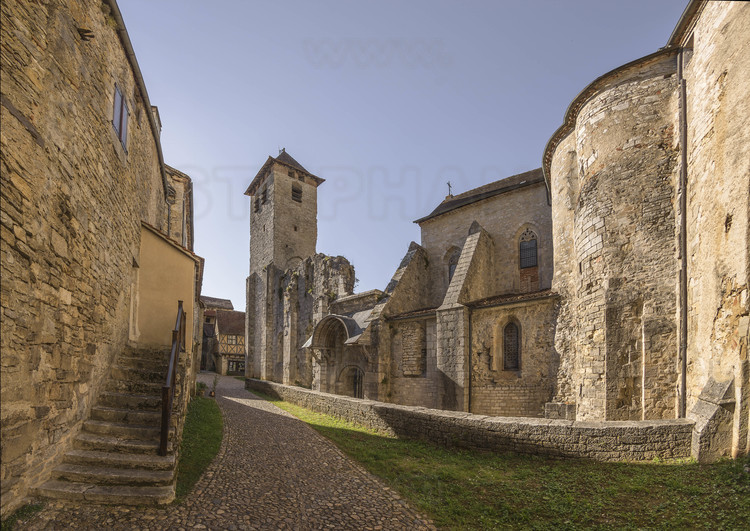 Lot (46) - Abbaye de Marcilhac sur Célé // France - Lot (46) - Abbaye de Marcilhac sur Célé