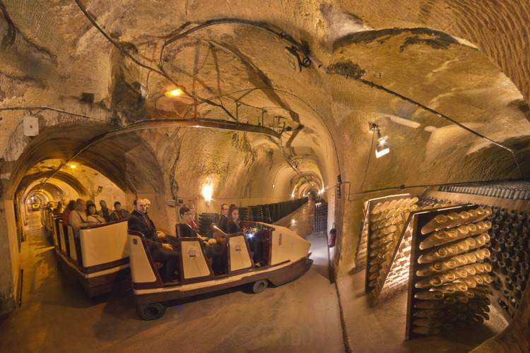 Caves : Visite en train