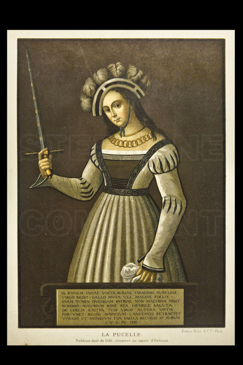 Orleans, where the army of Joan of Arc defeated the English May 8, 1429: At the city Museum of Fine Arts, picture of the maid dating from 1581 (anonymous author).