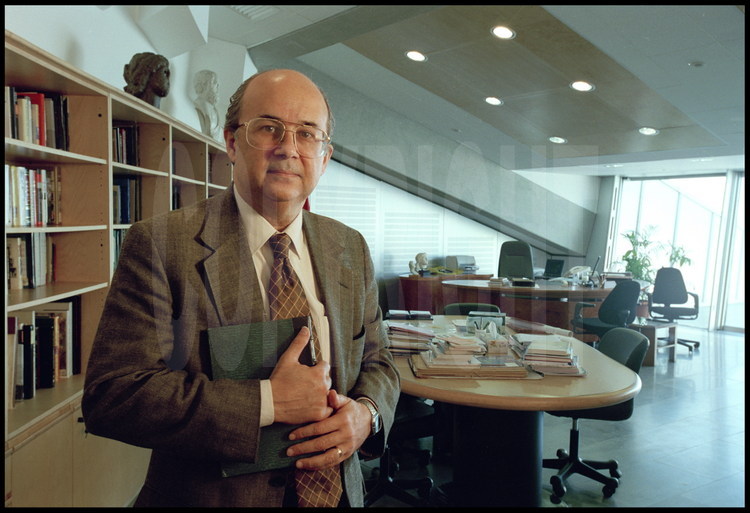Le directeur de la Biblioteca Alexandrina, M. Ismail Sarag El-Din, ancien directeur adjoint de la banque mondiale.