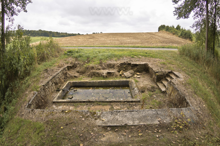 The Chemin des Dames: Destroyed village of Oulches-la-Vallée-Foulon, which is part of the 