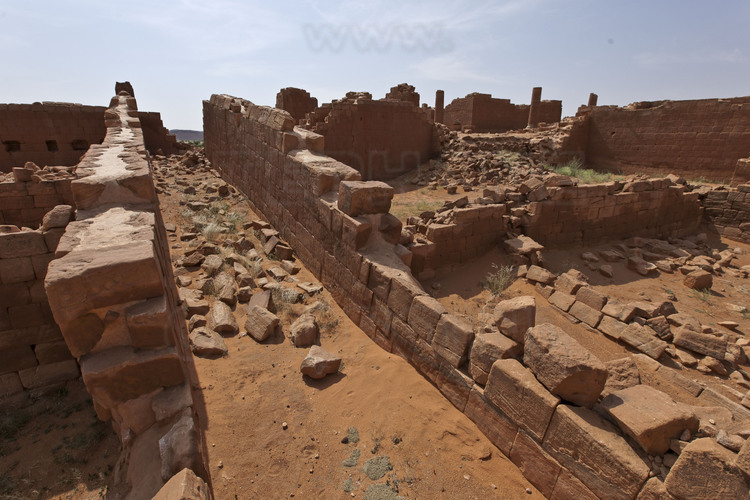 Located 100 km southwest of Meroe, the site of Mussawarat Sufra and was an important place of pilgrimage to the Meroitic period. Here, the temple called 