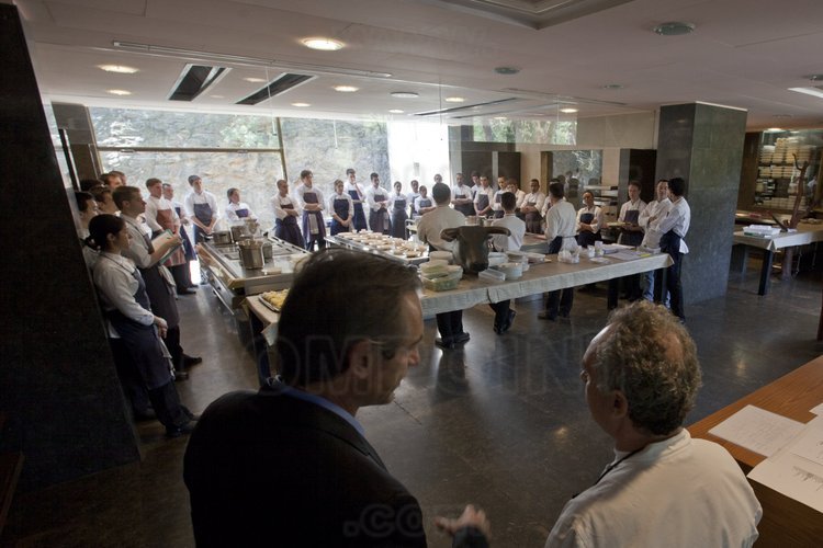 Daniel Lalonde - Ferran Adria. Kitchen of El Bulli.