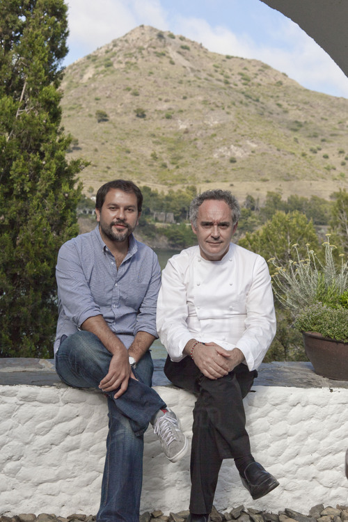 Enrique Olvera - Ferran Adria. Restaurant El Bulli.