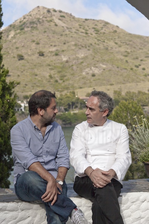 Enrique Olvera - Ferran Adria. Restaurant El Bulli.