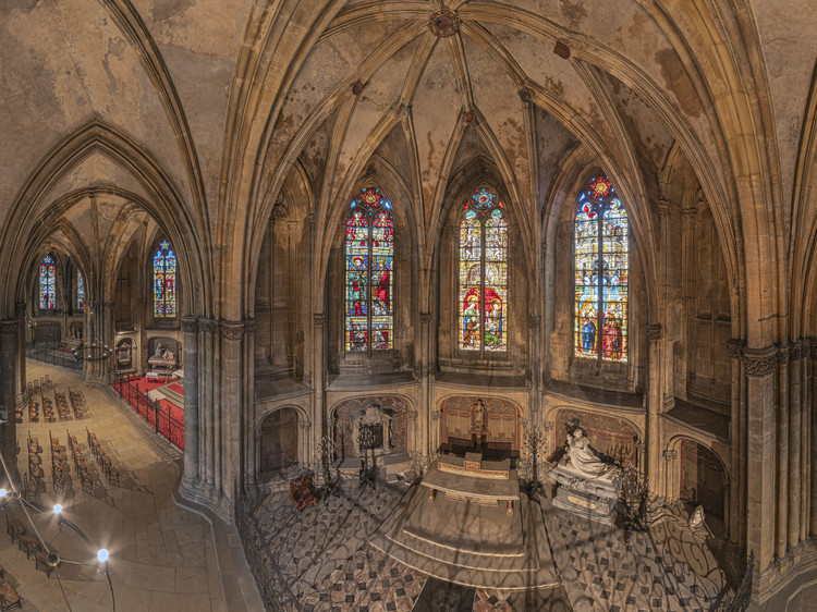Moselle (57) - Metz - Cathédrale Saint Etienne - Abside : chapelle Saint Livier. // France - Moselle (57) - Metz - Cathedral Saint Etienne - Apse : Saint Livier chapel.