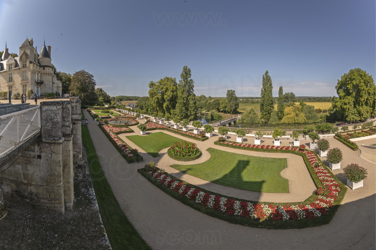 Val de Loire - Indre et Loire (37) - Château d'Ussé : Les jardins 