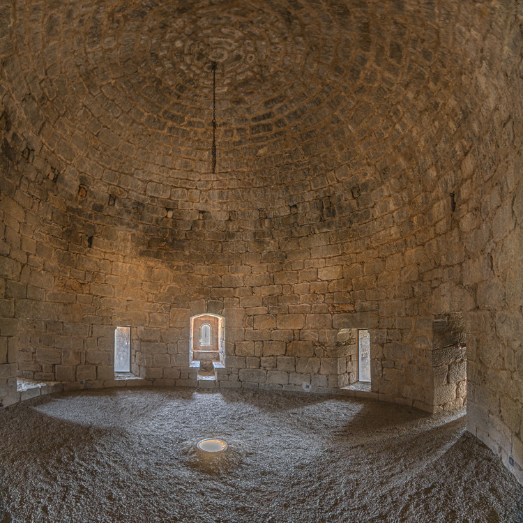 Aude (11) - Château de Villerouge-Termenès. Intérieur de la Tour Donjon. // France - Aude (11) - Villerouge-Termenes castel. Inside the Dungeon Tower.