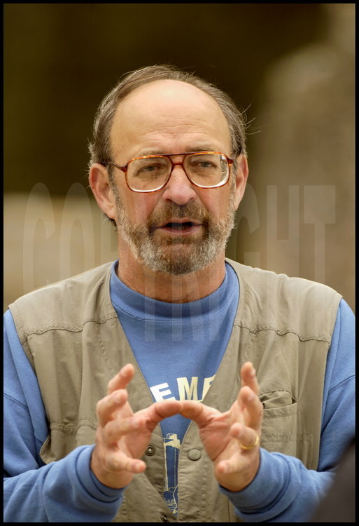 L’archéologue américain Stephen G. Miller, professeur à l’Université de Berkeley et responsables des fouilles sur le site de Némée depuis 25 ans.