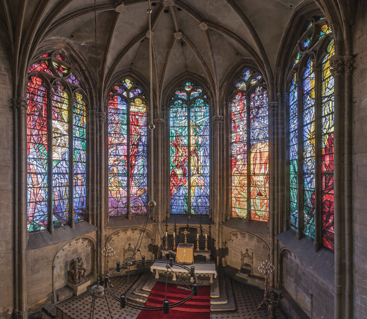 Moselle (57) - Metz - Cathédrale Saint Etienne : Chapelle du Saint Sacrement. // France - Moselle (57) - Metz - Cathedral Saint Etienne : Chapel of the Blessed Sacrament.