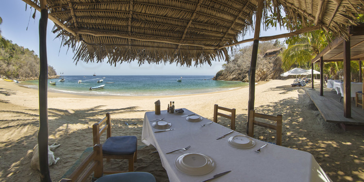 Jour 7 - Plages et villages du sud de la Bahia de Banderas : Mahajuitas Resort & Beach : restaurant