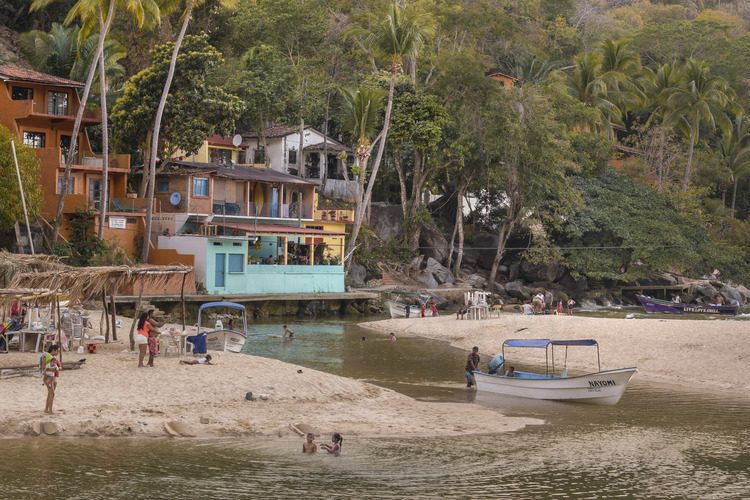Jour 7 - Plages et villages du sud de la Bahia de Banderas : Village de pecheurs Boca de Tomatlan