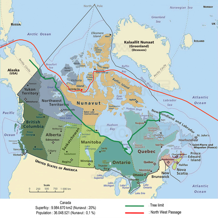 Canada - Etat du Nunavut - Opération Nunalivut 2018 - Environs de Cambridge Bay - Cartes // Canada - State of Nunavut - Operation Nunalivut 2018 - Surroundings of Cambridge Bay - Maps