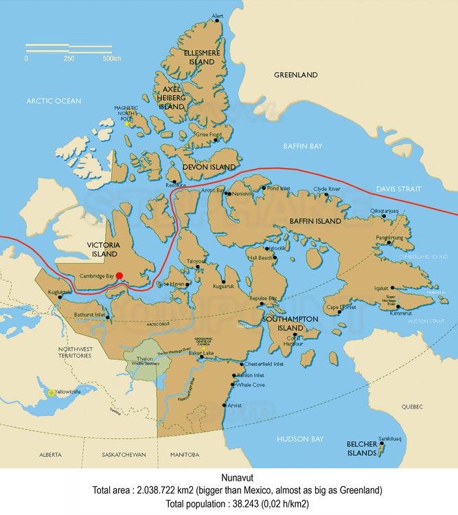 Canada - Etat du Nunavut - Opération Nunalivut 2018 - Environs de Cambridge Bay - Cartes // Canada - State of Nunavut - Operation Nunalivut 2018 - Surroundings of Cambridge Bay - Maps