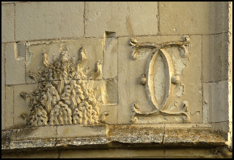 Sur les deux tours d’entrées, au sud est, apparaissent les initiales de Charles de Chaumont, qui alternent avec des monts en flammes (chauds monts). D'allure médiévale, il a été construit au XVe siècle. Les ailes Nord et Ouest ont été édifiées de 1469 à 1481 ainsi que les tours, massives et dotées de mâchicoulis et de chemins de ronde. La porte d'entrée, précédée d'un double pont-levis, est enserrée par deux grosses tours.